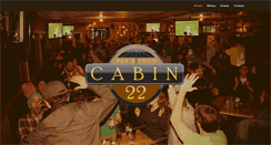 Desktop Screenshot of cabin22bend.com